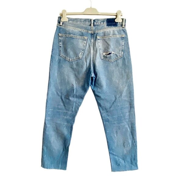 Zara high waist jeans with floral gems, size 6, cropped length‎ - Picture 2 of 13